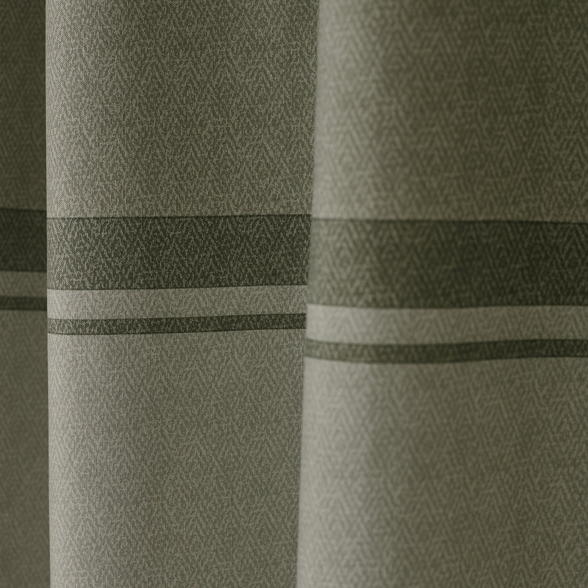 Catherine Lansfield Melville Ready Made Eyelet Curtains Green