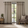Catherine Lansfield Melville Ready Made Eyelet Curtains Natural