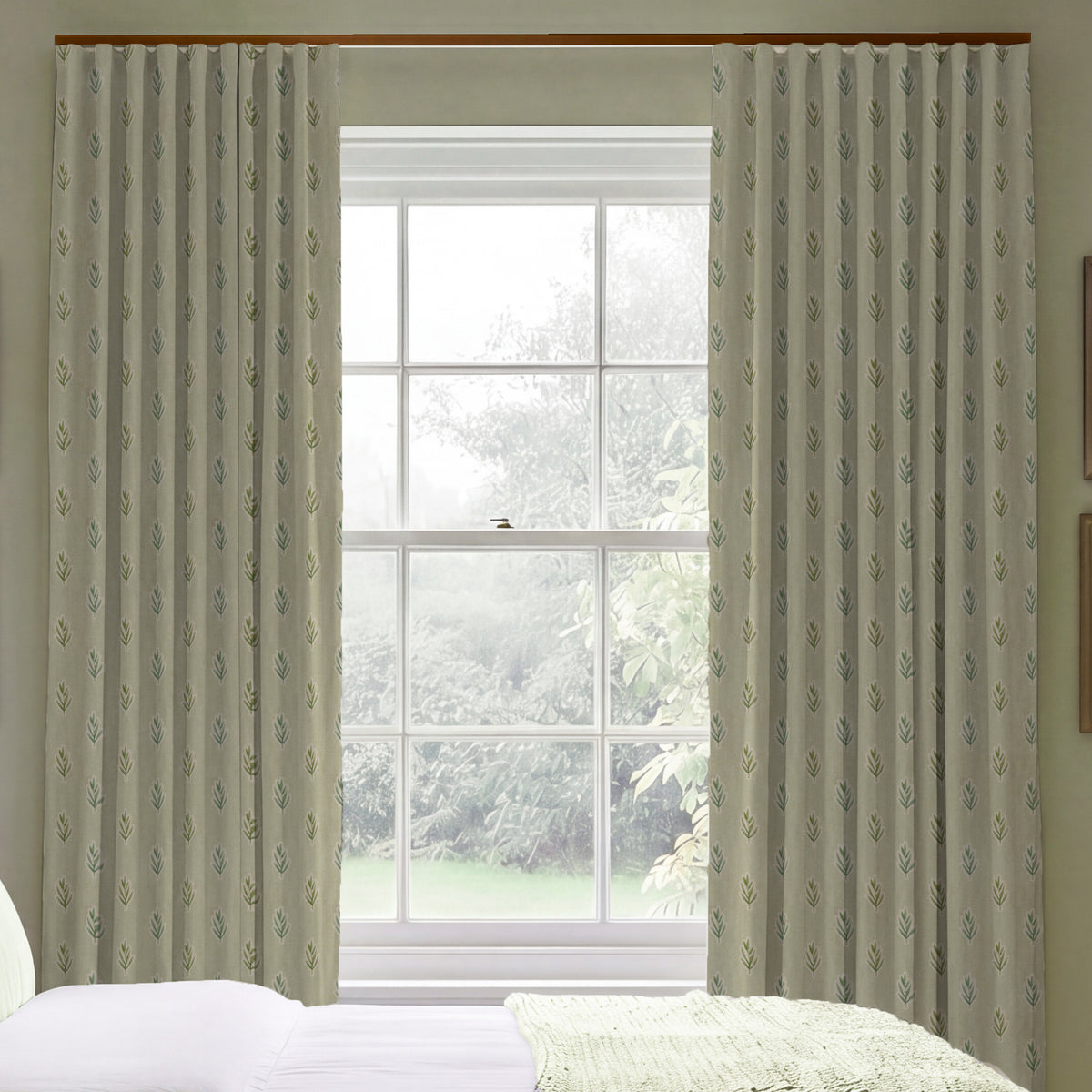 ANTE DECOR Hidcote Made To Measure Curtains Ecru