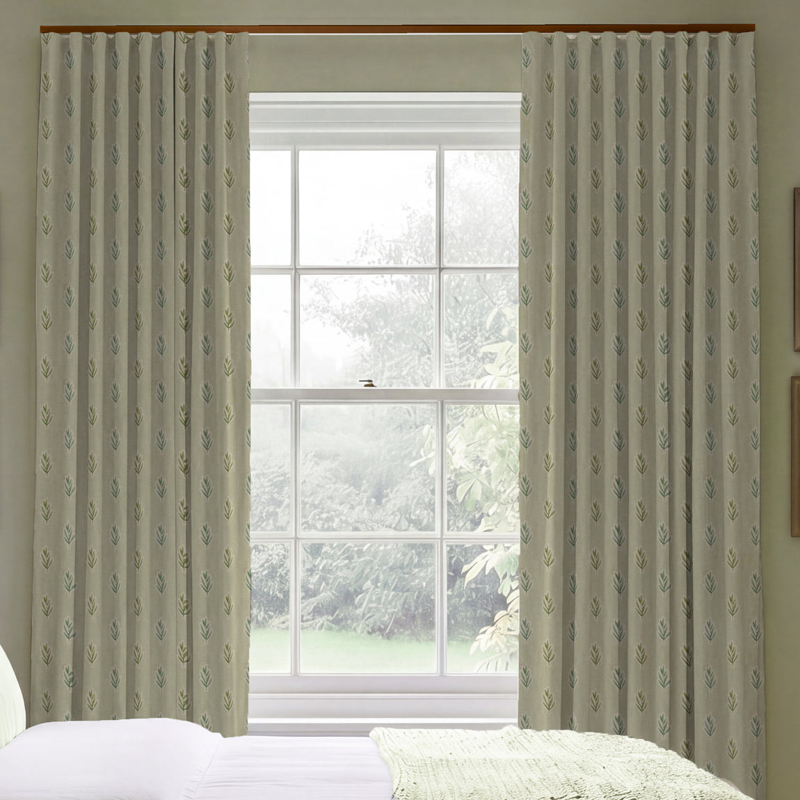 ANTE DECOR Hidcote Made To Measure Curtains Ecru