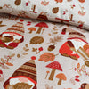 Catherine Lansfield Woodland Gonks Duvet Cover Bedding Set Natural