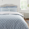 Bianca Esme Floral Duvet Cover Bedding Set White Blue