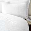 Bianca Embroidery Floral Duvet Cover Bedding Set White