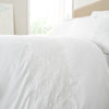 Bianca Embroidery Floral Duvet Cover Bedding Set White
