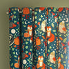 Catherine Lansfield Fox And Woodland Friends Ready Made Eyelet Curtains 66 x 72 Green