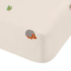 Catherine Lansfield Fox And Woodland Friends Bed Linen Fitted Sheet Cream