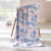 Catherine Lansfield Candy Unicorn 130cm x 170cm Throw Pink