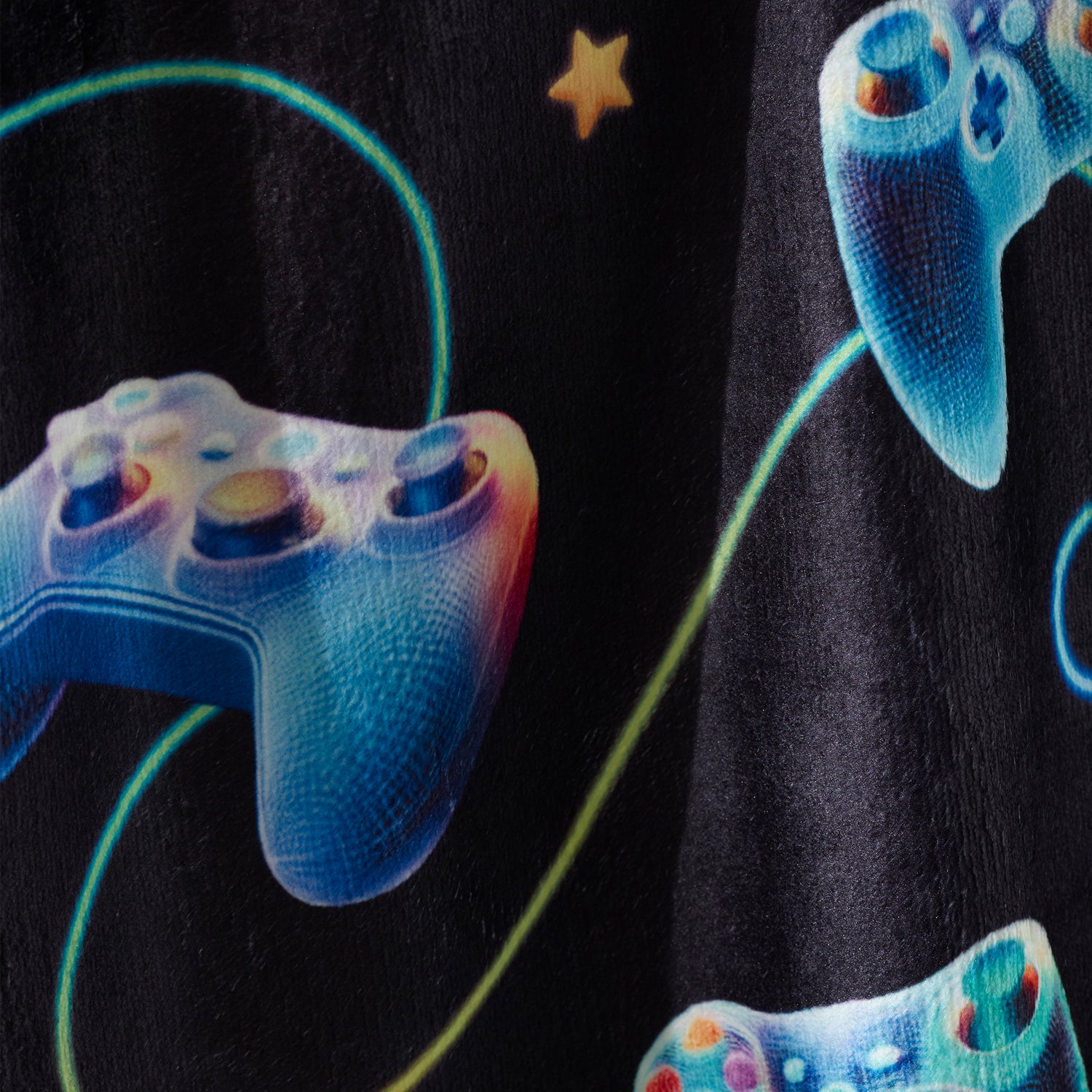 Catherine Lansfield Gamer 130cm x 170cm Throw Black