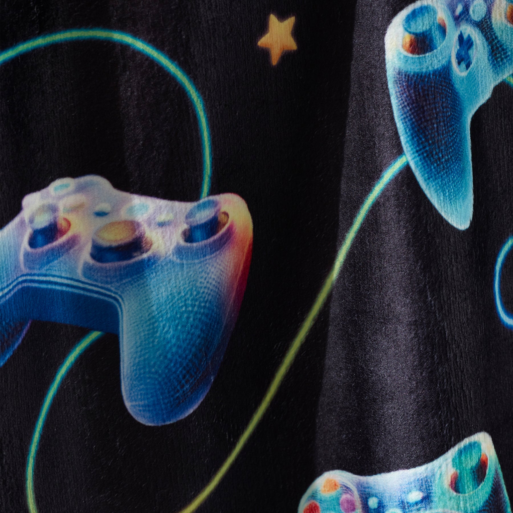 Catherine Lansfield Gamer 130cm x 170cm Throw Black