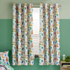 Catherine Lansfield Animal Magic Ready Made Eyelet Curtains 66 x 72 Natural