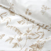 Bianca Thea Floral Duvet Cover Bedding Set Natural