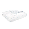 Bianca Mini Star And Stripes 200cm x 200cm Bedspread Blue