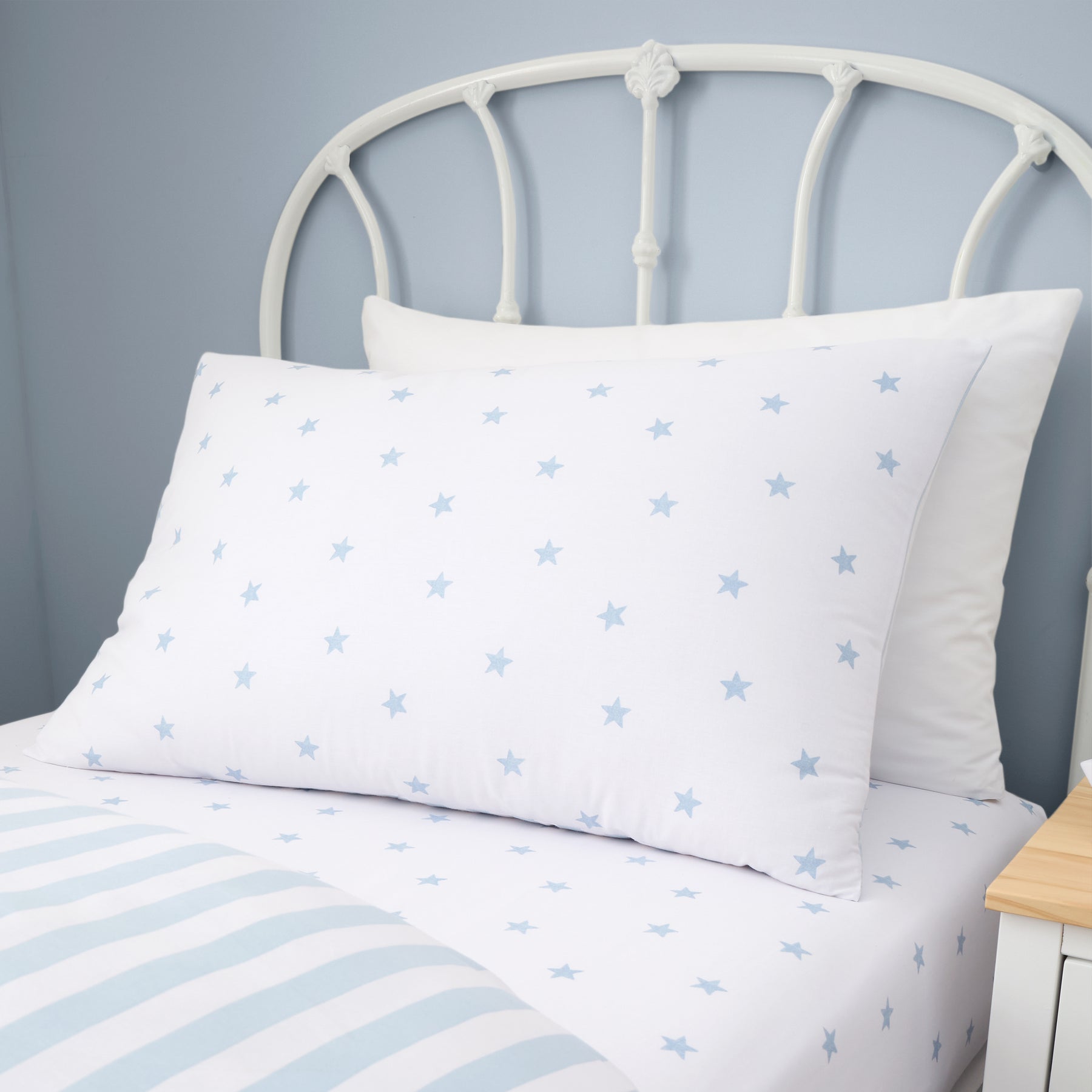 Bianca Mini Star And Stripes Duvet Cover Bedding Set Blue