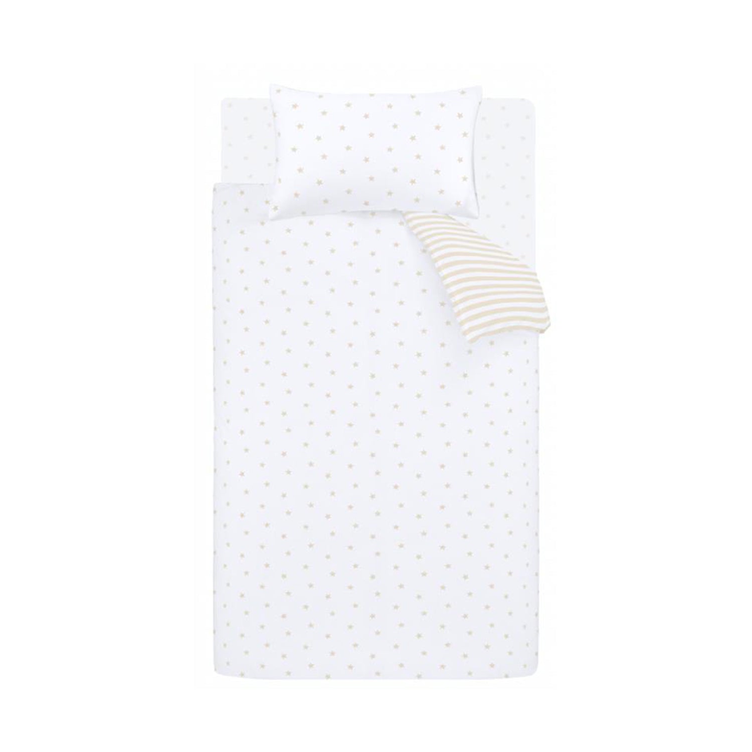Bianca Mini Star And Stripes Duvet Cover Bedding Set Natural