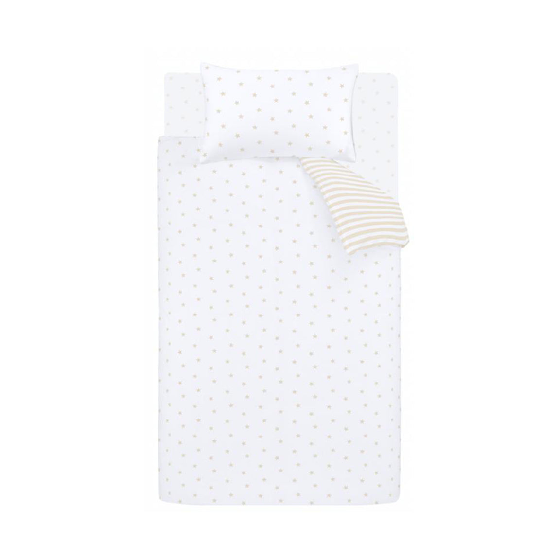 Bianca Mini Star And Stripes Duvet Cover Bedding Set Natural