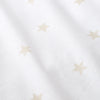 Bianca Mini Star And Stripes Bed Linen Fitted Sheet Natural