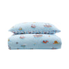 Belle and Boo Pirate Duvet Cover Bedding Set Blue