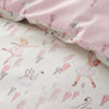 Belle and Boo Ballerina Duvet Cover Bedding Set Pink