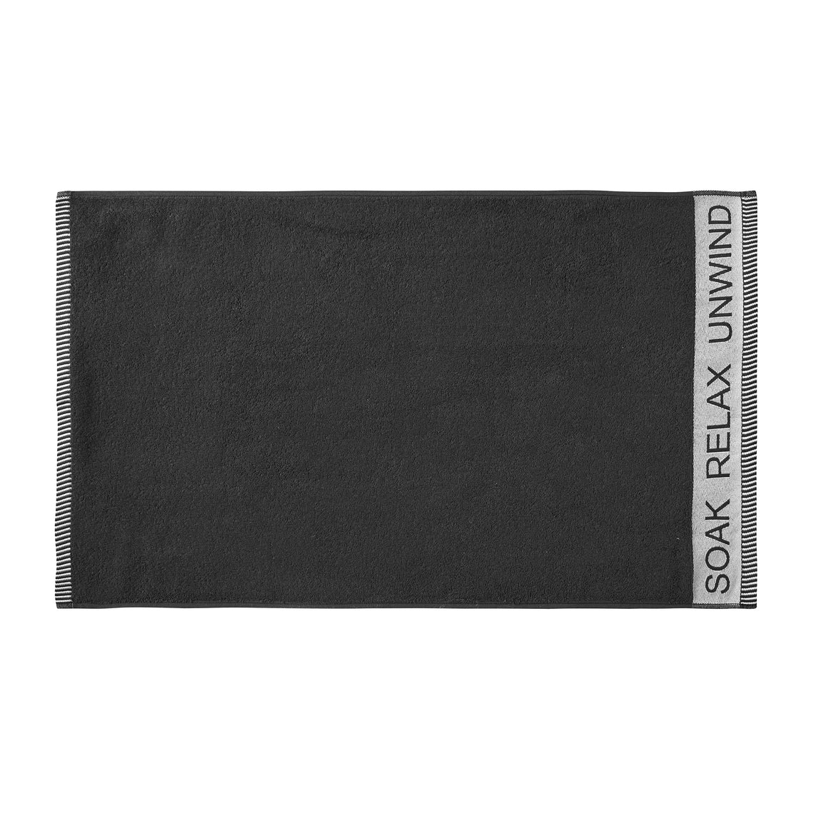 Catherine Lansfield Quick Dry Bale of Four Towels Black
