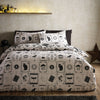 Catherine Lansfield Enchanted Witchcraft Duvet Cover Bedding Set Black Natural