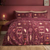 Catherine Lansfield Enchanted Witchcraft Duvet Cover Bedding Set Plum