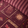 Catherine Lansfield Enchanted Witchcraft Duvet Cover Bedding Set Plum