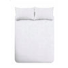 Bianca Fleur Matelasse Duvet Cover Bedding Set White
