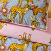 Their Nibs Untamed Cheetah Duvet Cover Bedding Set Grey