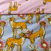 Their Nibs Untamed Cheetah Duvet Cover Bedding Set Grey