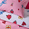 Their Nibs Mon Coeur Duvet Cover Bedding Set Pink