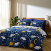 Their Nibs Disco Space Duvet Cover Bedding Set Navy