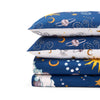 Their Nibs Disco Space Duvet Cover Bedding Set Navy