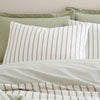 Bianca Hampton Stripe Duvet Cover Bedding Set Green