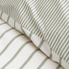 Bianca Hampton Stripe Duvet Cover Bedding Set Green