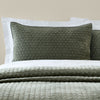 Bianca Attica Velvet Pillow Protector Green
