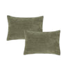 Bianca Attica Velvet Pillow Protector Green