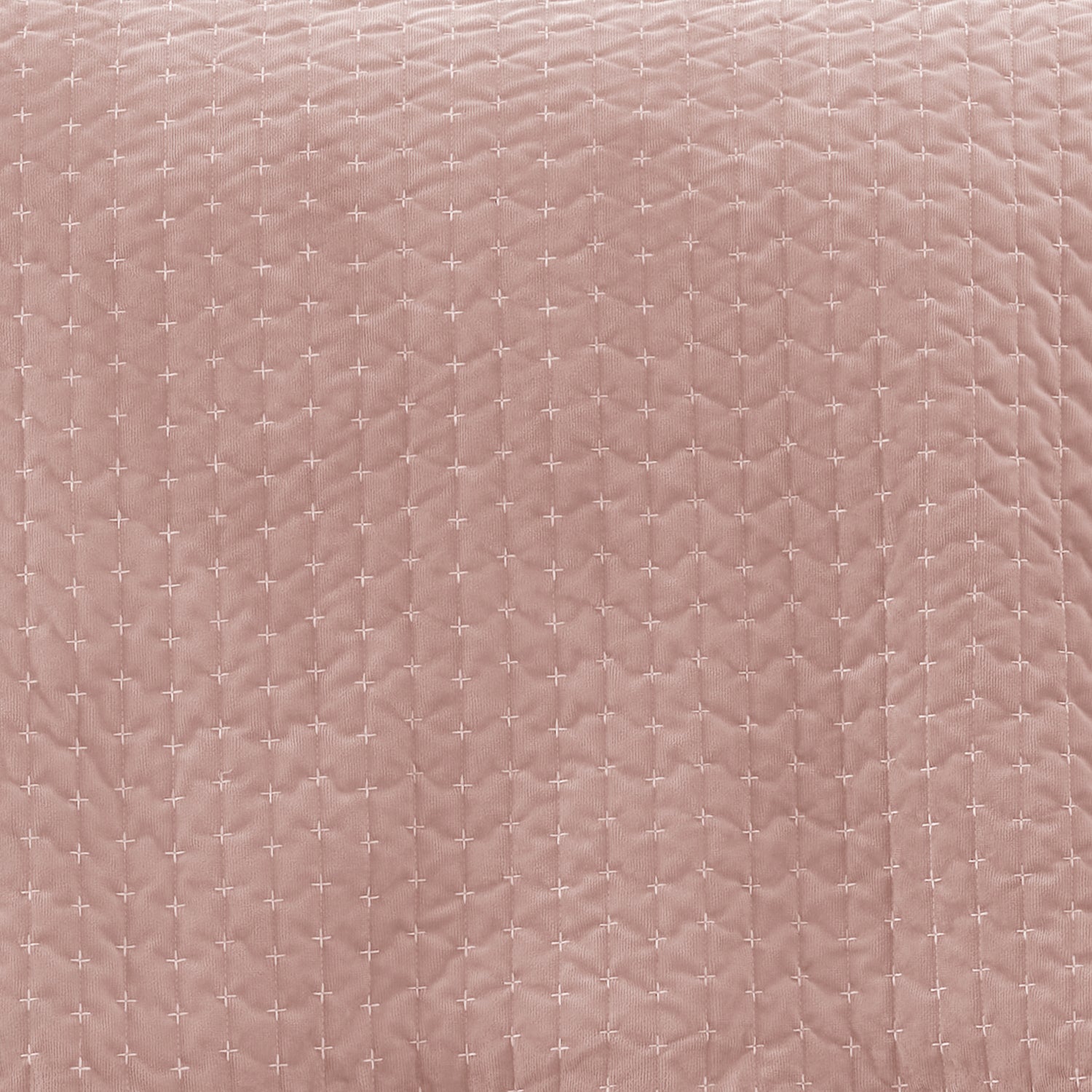 Bianca Attica Velvet 240cm x 260cm Embroidered Bedspread Pink