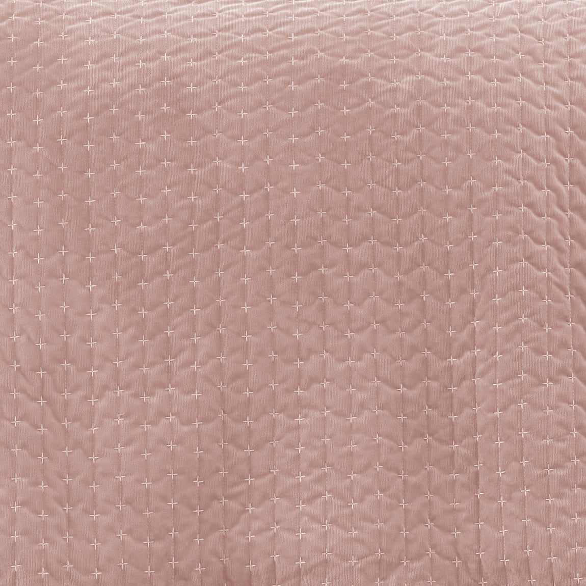 Bianca Attica Velvet 240cm x 260cm Embroidered Bedspread Pink