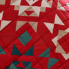 Catherine Lansfield Christmas Patchwork 220cm x 230cm Bedspread Red