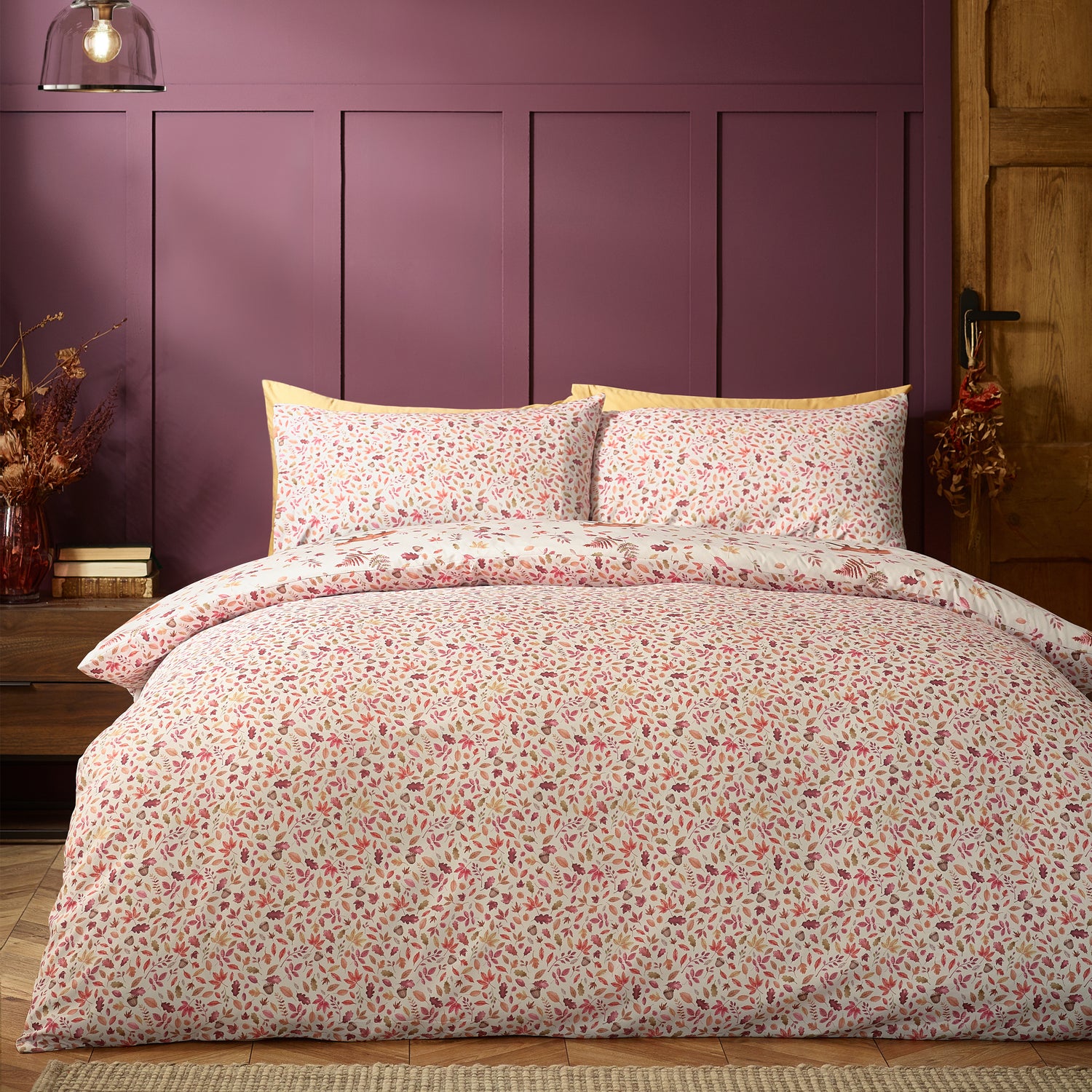 Catherine Lansfield Woodland Fox Duvet Cover Bedding Set Natural