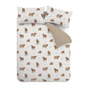 Catherine Lansfield Angus Highland Cow Duvet Cover Bedding Set Natural