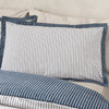 Catherine Lansfield Oxford Pinstripe Duvet Cover Bedding Set Navy