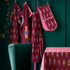 Catherine Lansfield Christmas Nutcracker Apron Plum