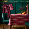 Catherine Lansfield Christmas Nutcracker Table Cloth Plum