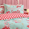 Catherine Lansfield Santas Howdy Christmas Duvet Cover Bedding Set Green