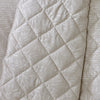 Catherine Lansfield Corded Leaves 240cm x 260cm Bedspread Champagne