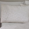 Catherine Lansfield Corded Leaves Duvet Cover Bedding Set Champagne