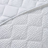 Catherine Lansfield Crinkle Seersucker 220cm x 220cm Bedspread White