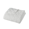 Catherine Lansfield Crinkle Seersucker 220cm x 220cm Bedspread White