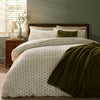 Catherine Lansfield Cosy Spot Duvet Cover Bedding Set Cream